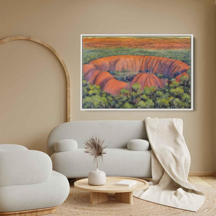 Watercolor Uluru #104 - Kanvah