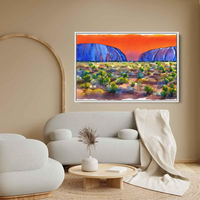 Watercolor Uluru #109 - Kanvah