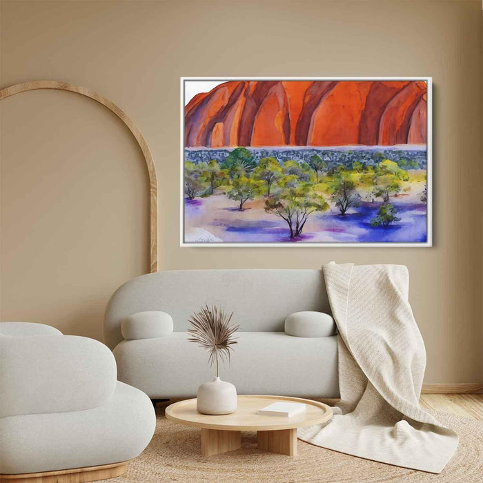 Watercolor Uluru #119 - Kanvah