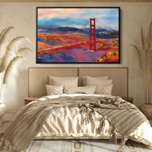 Abstract Golden Gate Bridge #104 - Kanvah