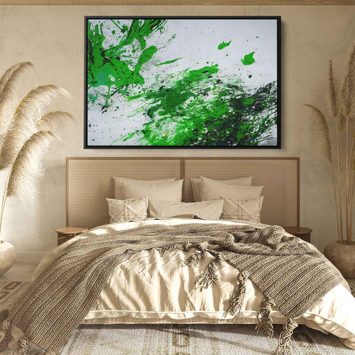 Green Abstract Splatter #116 - Kanvah