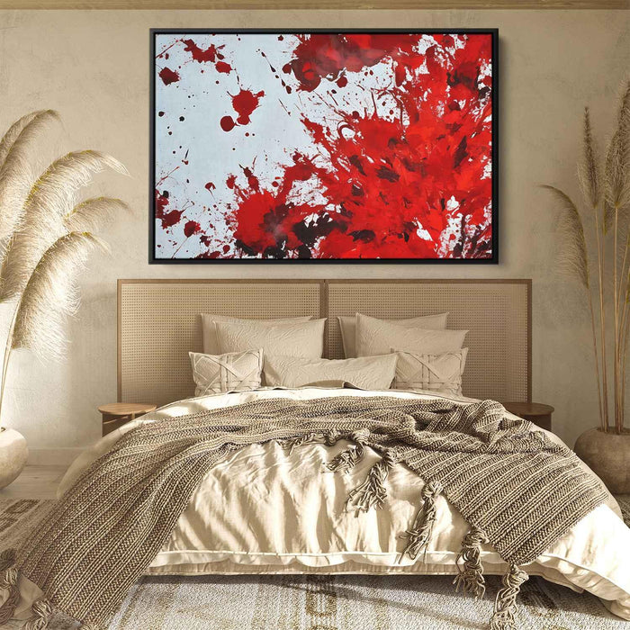 Red Abstract Splatter #119 - Kanvah