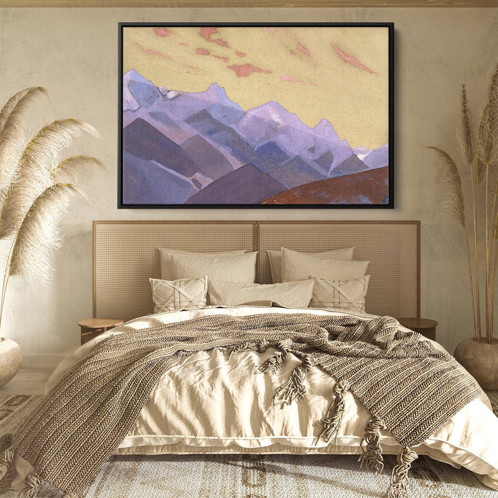 Ridge. Approaches to Everest by Nicholas Roerich - Canvas Artwork