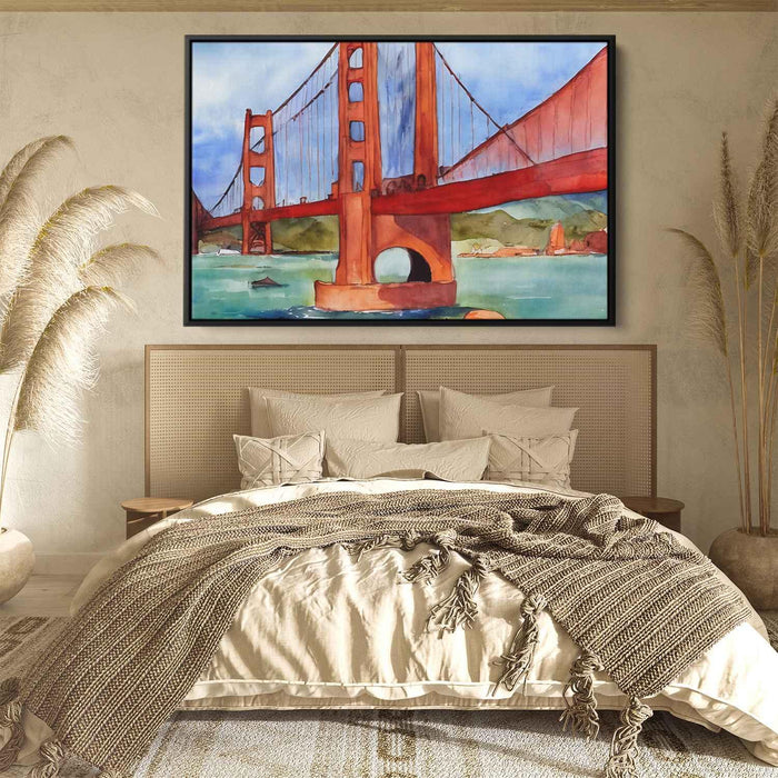 Watercolor Golden Gate Bridge #120 - Kanvah