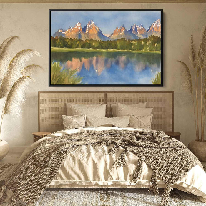 Watercolor Grand Tetons #116 - Kanvah