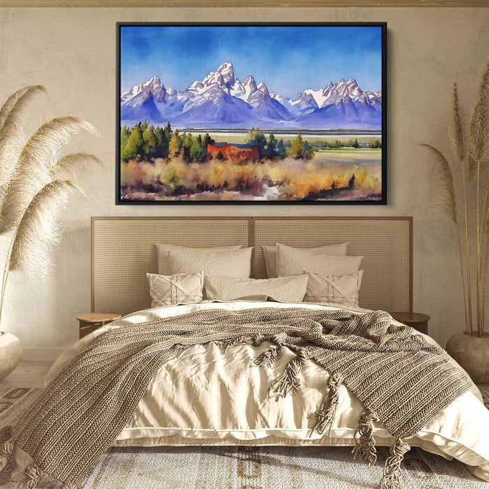 Watercolor Grand Tetons #120 - Kanvah