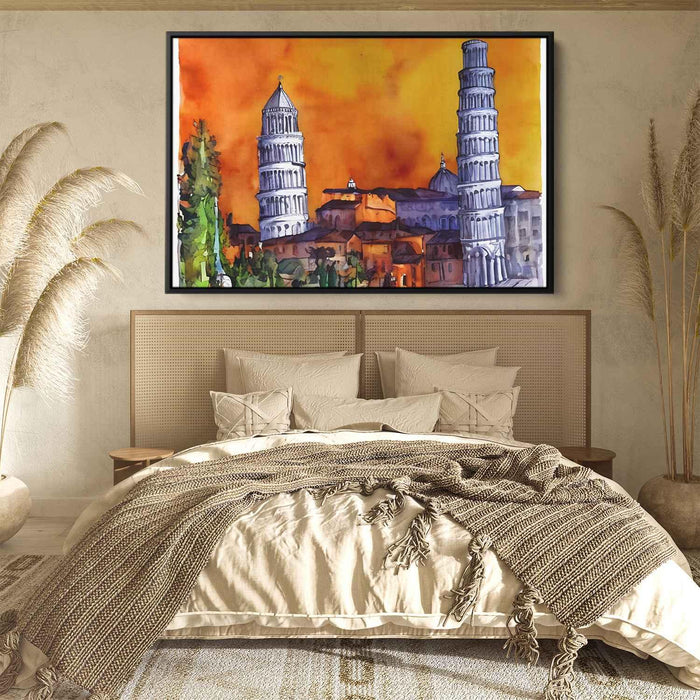 Watercolor Leaning Tower of Pisa #109 - Kanvah