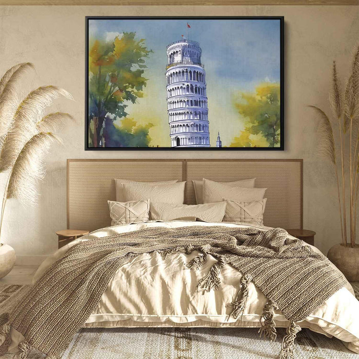 Watercolor Leaning Tower of Pisa #137 - Kanvah