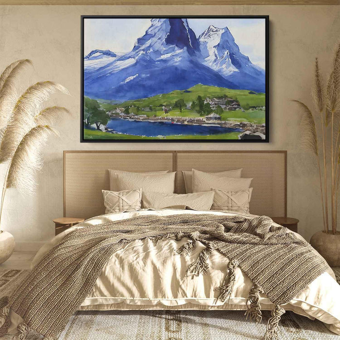 Watercolor Matterhorn #129 - Kanvah