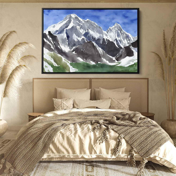 Watercolor Mount Everest #109 - Kanvah