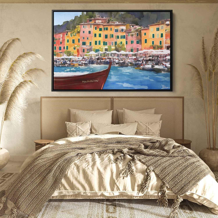 Watercolor Portofino #139 - Kanvah