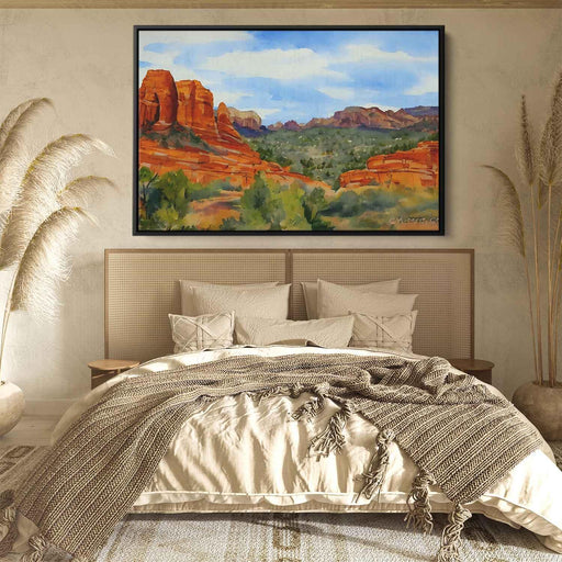 Watercolor Sedona Red Rocks #119 - Kanvah