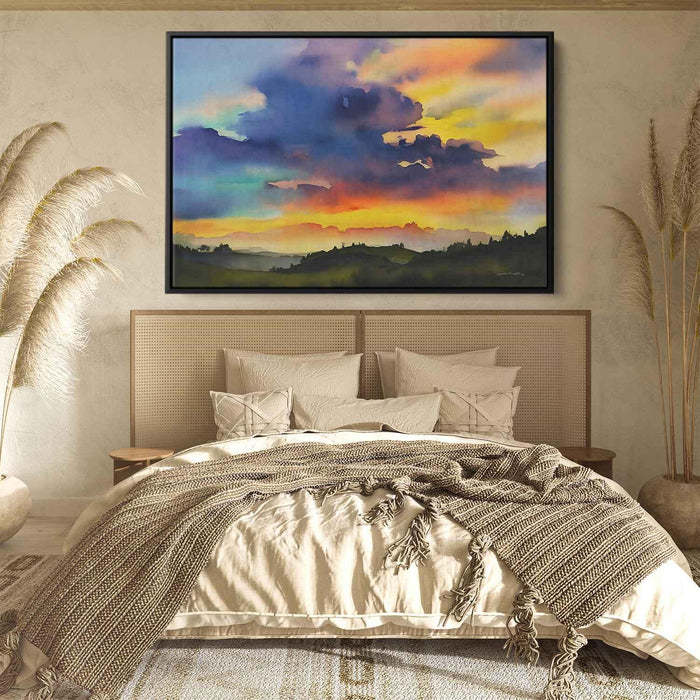 Watercolor Sunset #137 - Kanvah