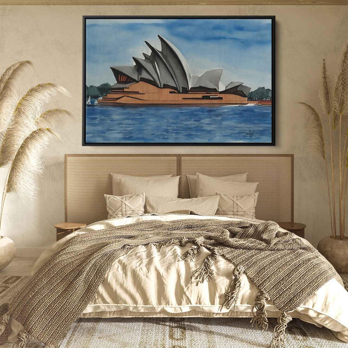 Watercolor Sydney Opera House #104 - Kanvah