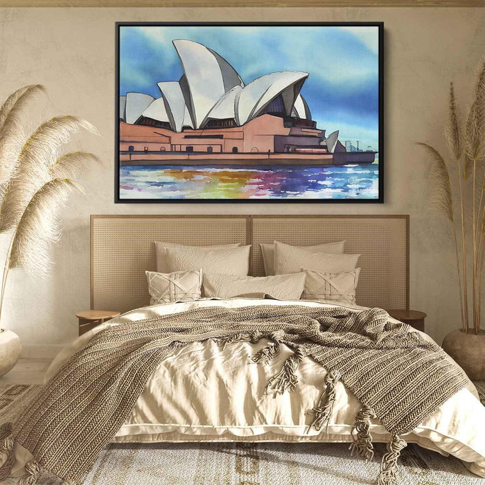 Watercolor Sydney Opera House #116 - Kanvah