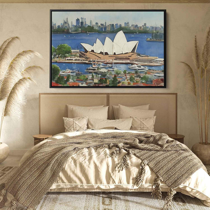 Watercolor Sydney Opera House #120 - Kanvah