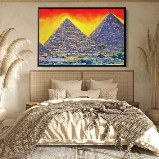 Watercolor Pyramids of Giza #119 - Kanvah