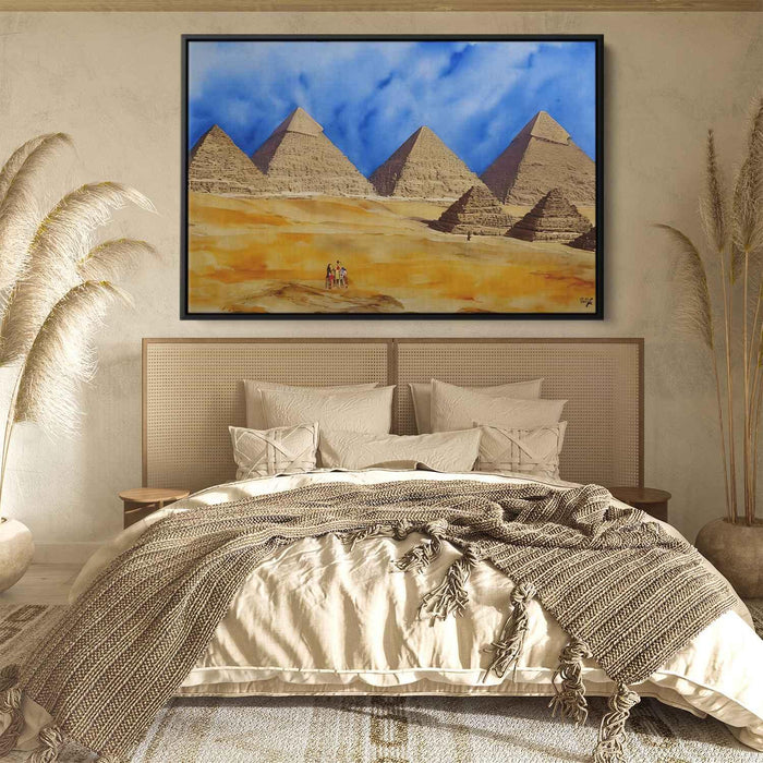 Watercolor Pyramids of Giza #125 - Kanvah