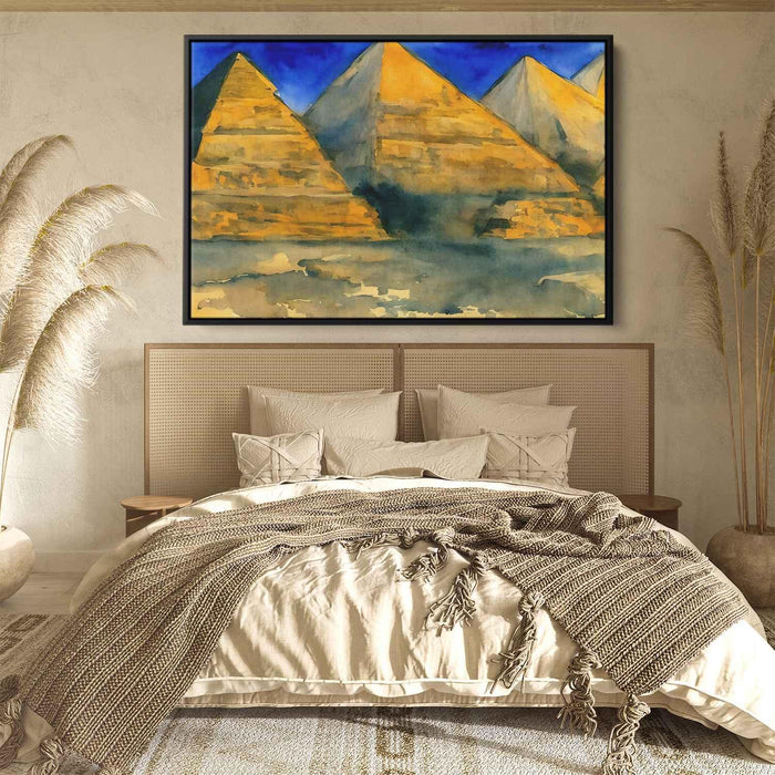 Watercolor Pyramids of Giza #129 - Kanvah