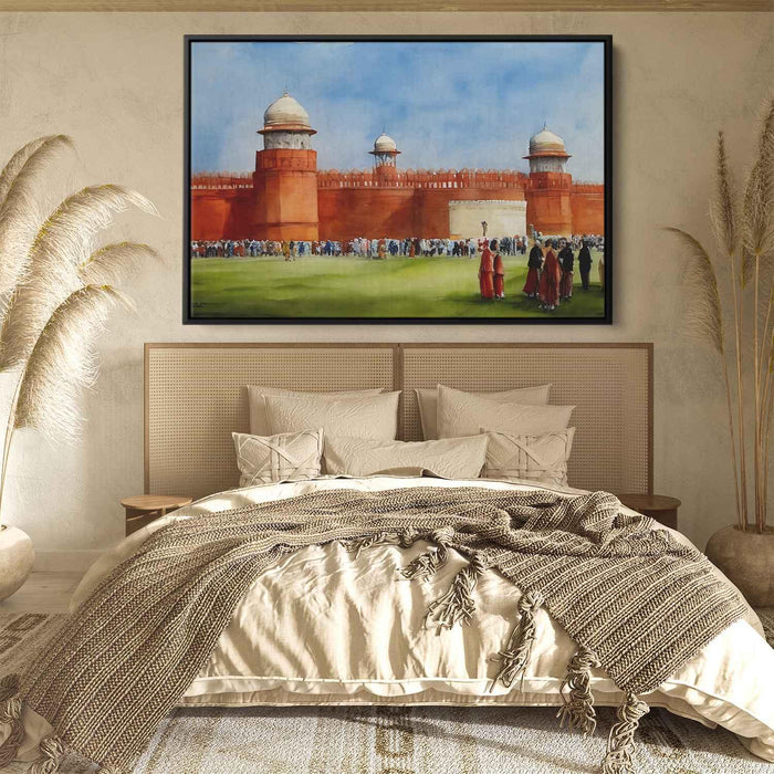 Watercolor Red Fort #109 - Kanvah