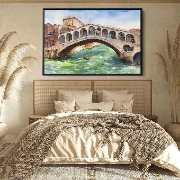 Watercolor Rialto Bridge #125 - Kanvah