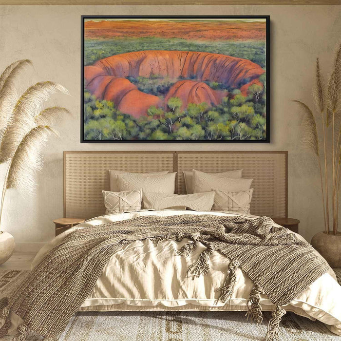 Watercolor Uluru #104 - Kanvah