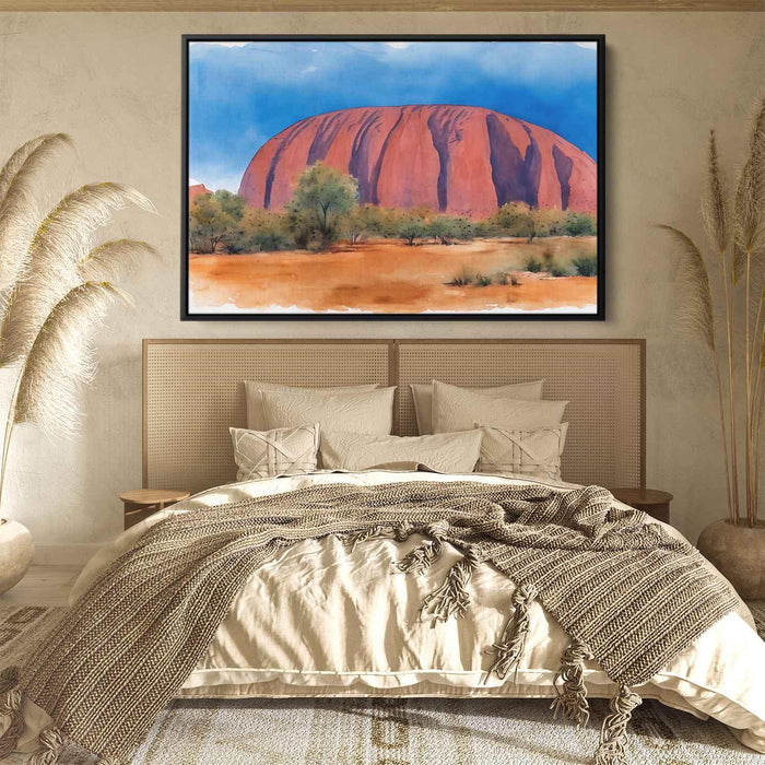 Watercolor Uluru #120 - Kanvah