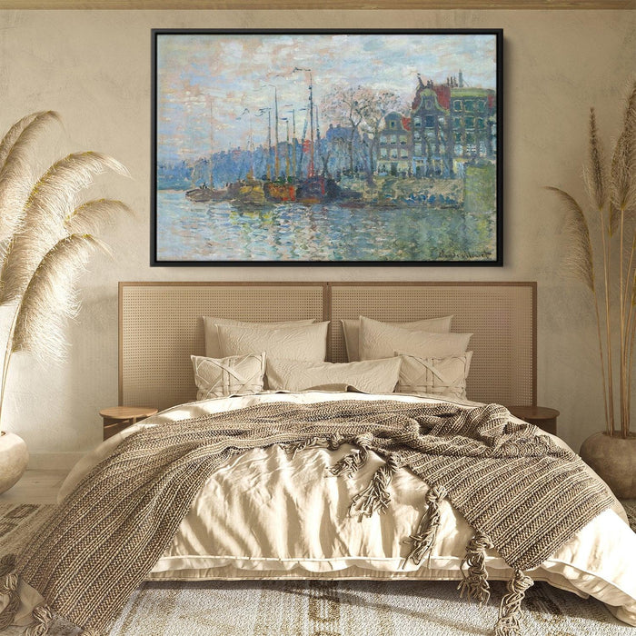 Zaandam, The Dike by Claude Monet - Canvas Artwork