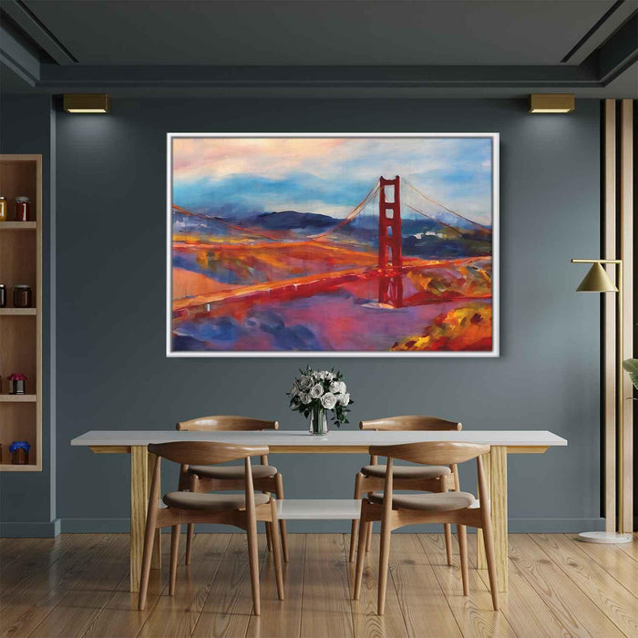 Abstract Golden Gate Bridge #104 - Kanvah