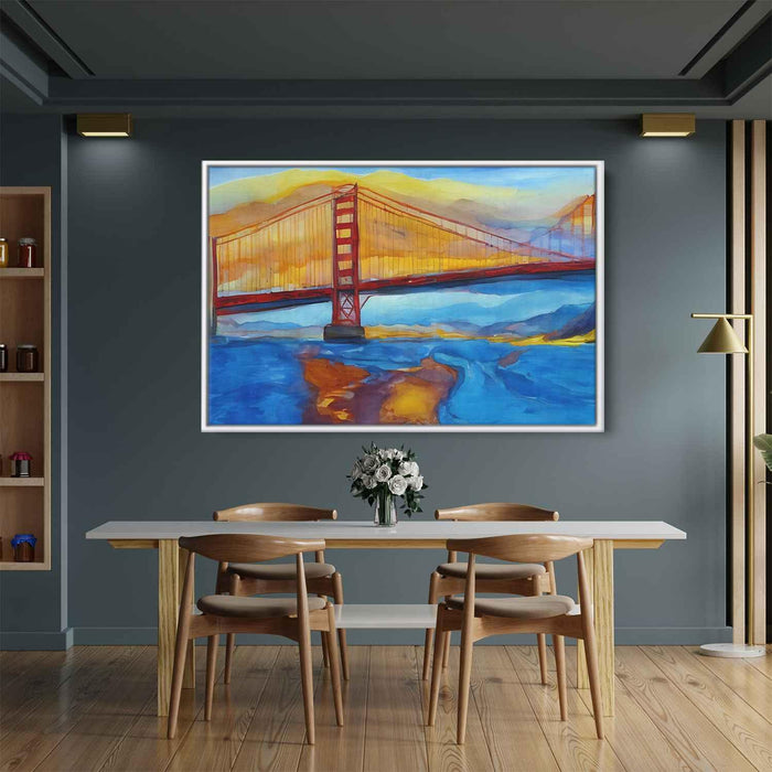 Abstract Golden Gate Bridge #125 - Kanvah