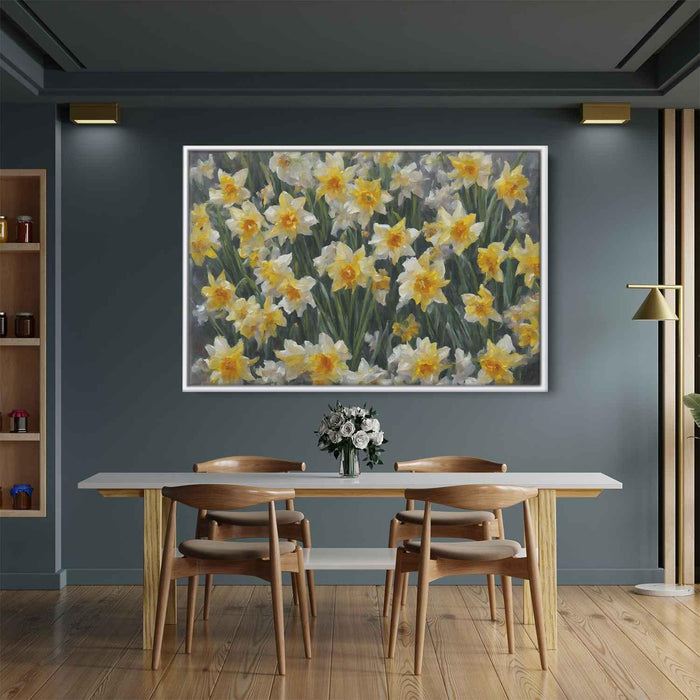 Contemporary Oil Daffodils #120 - Kanvah