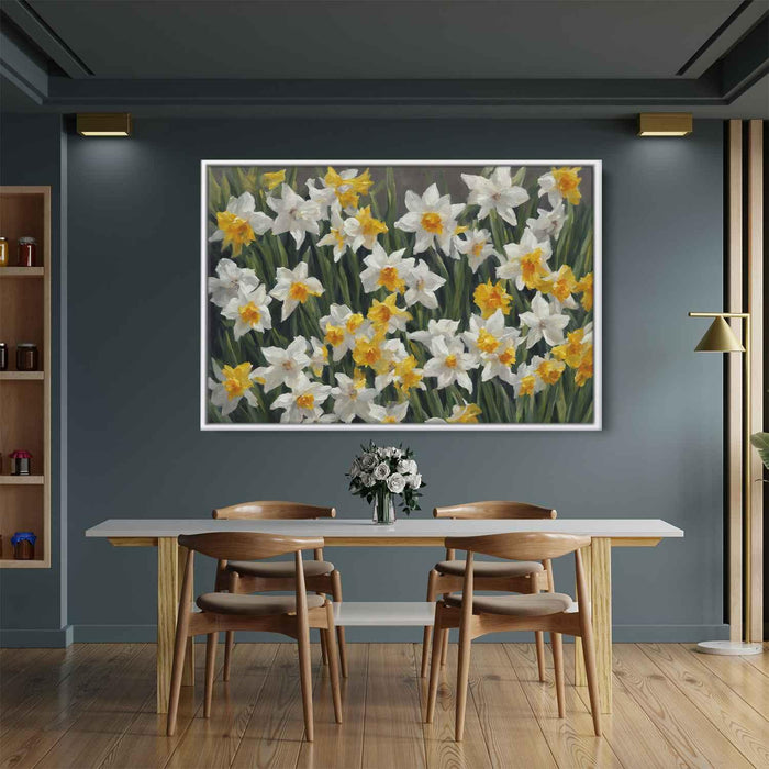 Contemporary Oil Daffodils #137 - Kanvah