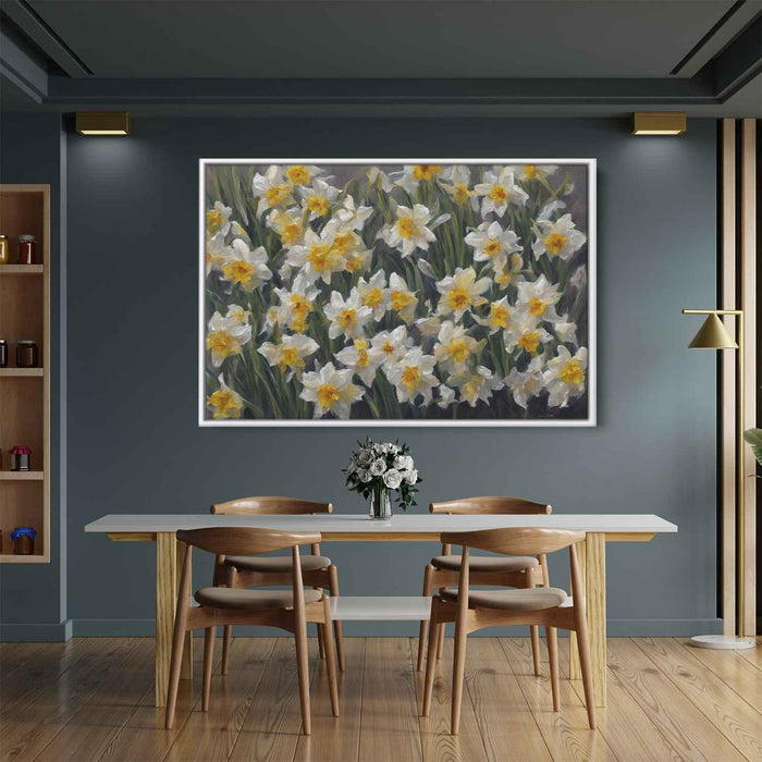 Contemporary Oil Daffodils #138 - Kanvah