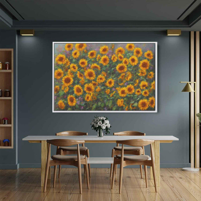 Enchanting Abstract Sunflowers #104 - Kanvah