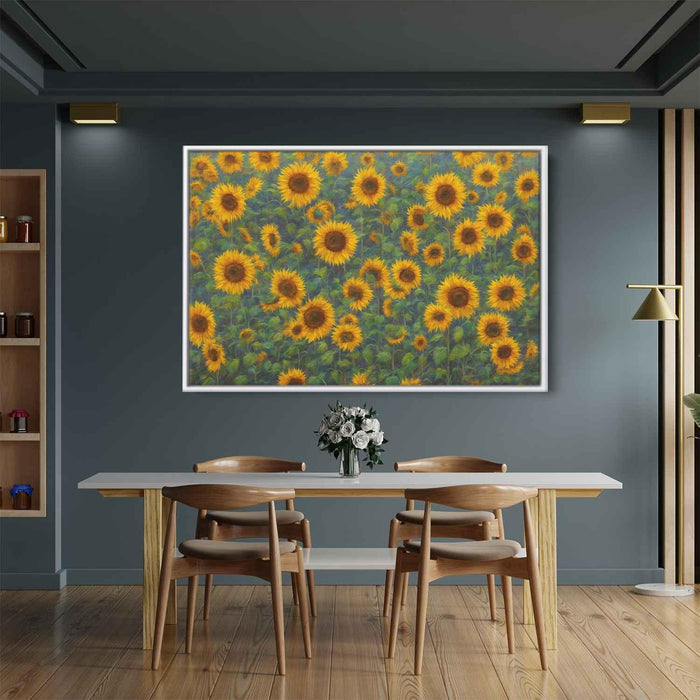 Enchanting Abstract Sunflowers #120 - Kanvah