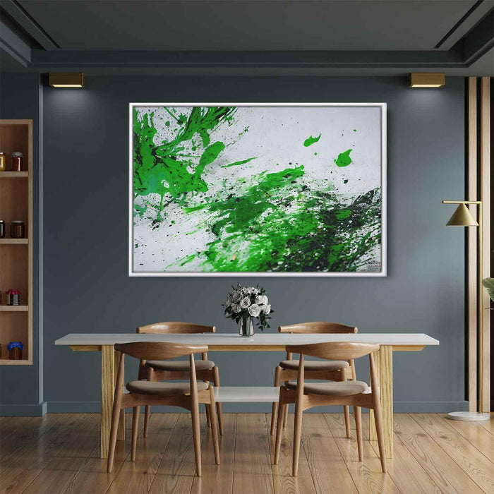 Green Abstract Splatter #116 - Kanvah