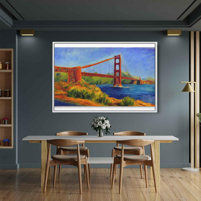 Impressionism Golden Gate Bridge #120 - Kanvah