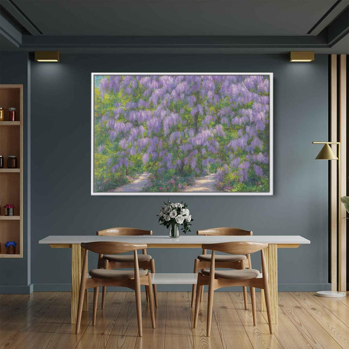 Impressionist Oil Wisteria #119 - Kanvah