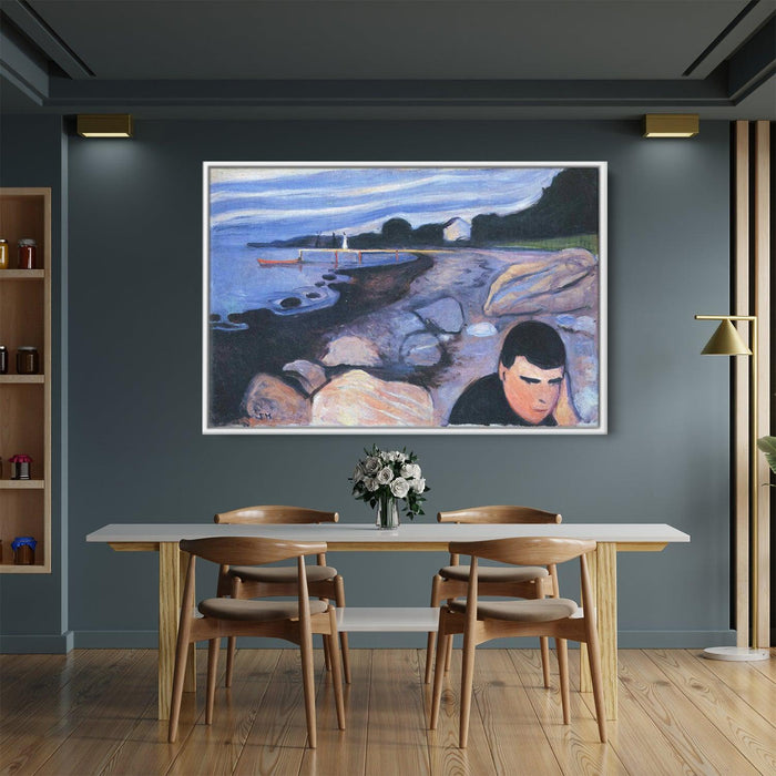 Melancholy by Edvard Munch - Canvas Artwork