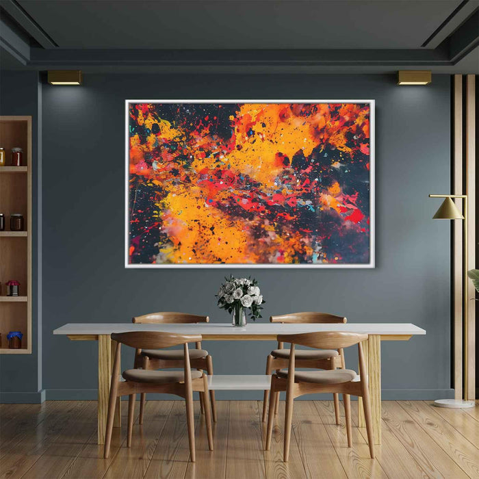 Orange Abstract Splatter #138 - Kanvah