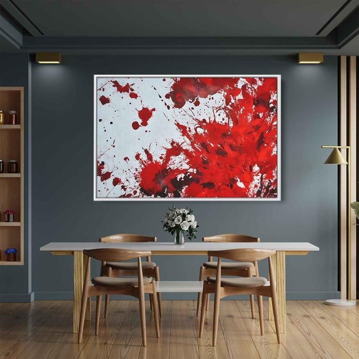 Red Abstract Splatter #119 - Kanvah