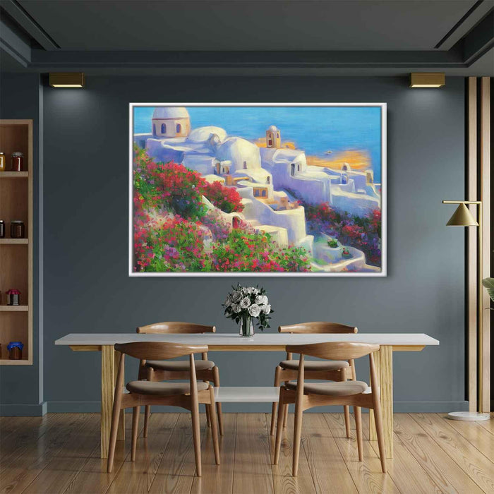 Impressionism Santorini #120 - Kanvah