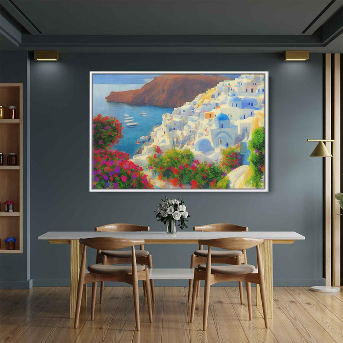 Impressionism Santorini #129 - Kanvah