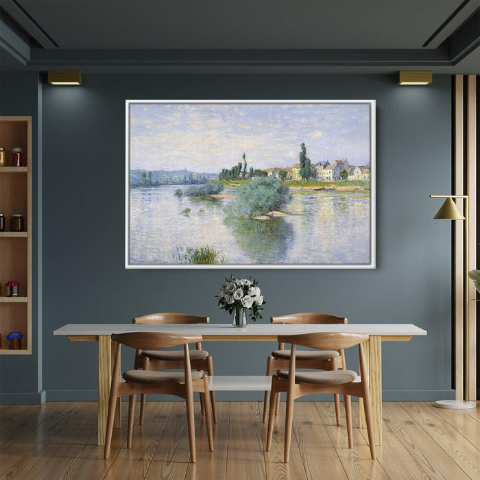 The Seine at Lavacourt by Claude Monet - Canvas Artwork