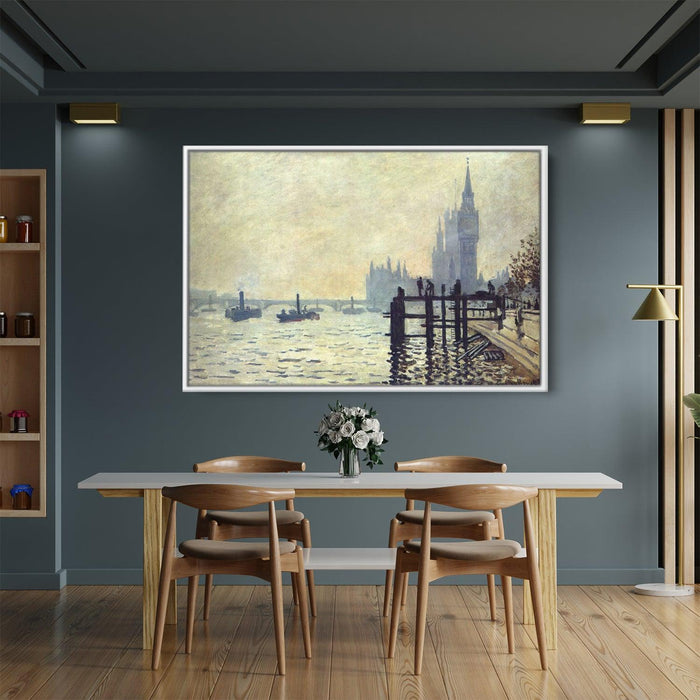 The Thames below Westminster by Claude Monet - Canvas Artwork