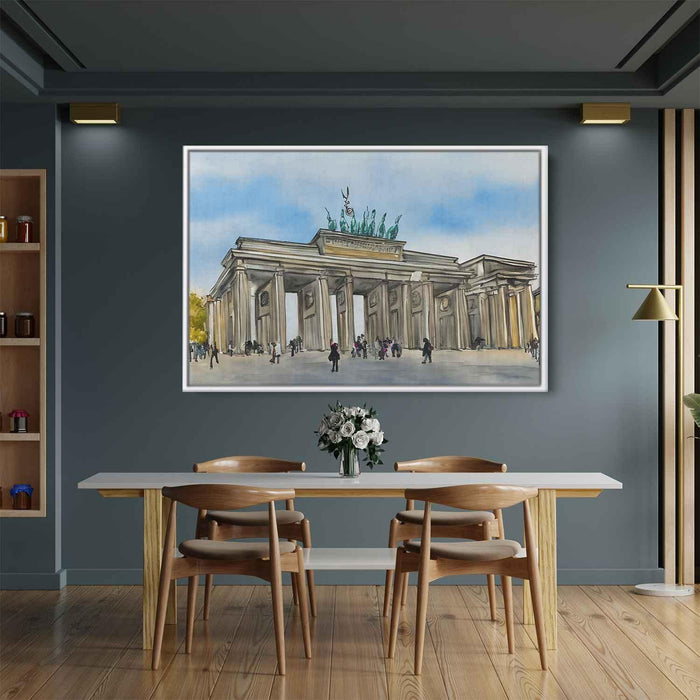 Watercolor Brandenburg Gate #104 - Kanvah