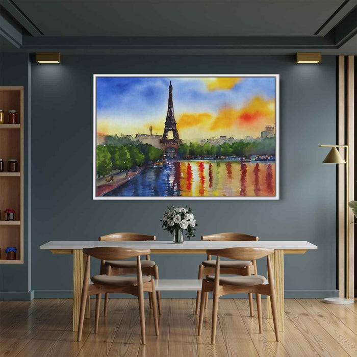 Watercolor Eiffel Tower #104 - Kanvah