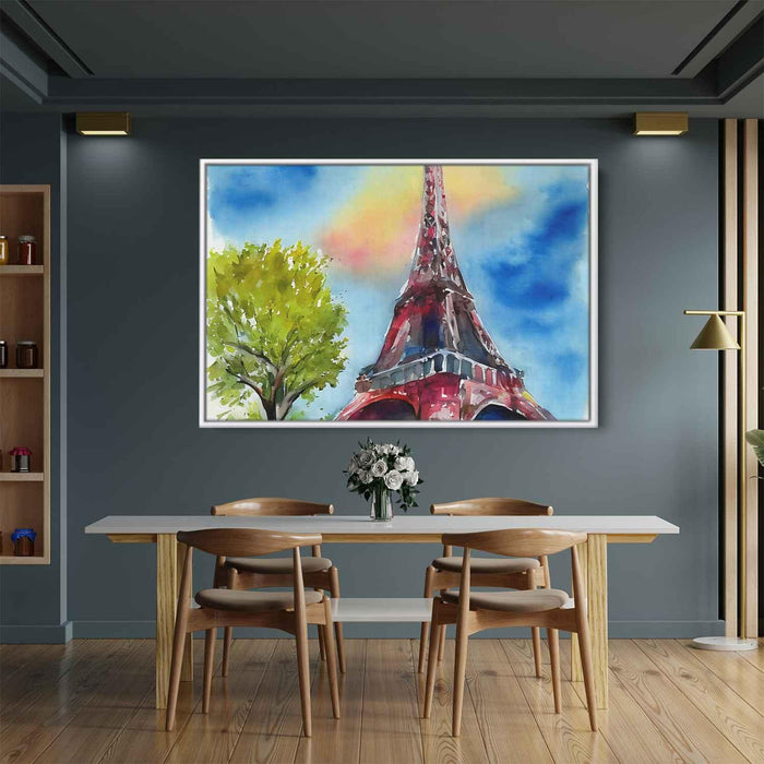 Watercolor Eiffel Tower #120 - Kanvah