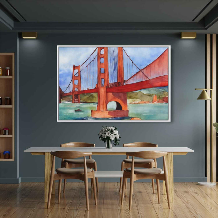 Watercolor Golden Gate Bridge #120 - Kanvah