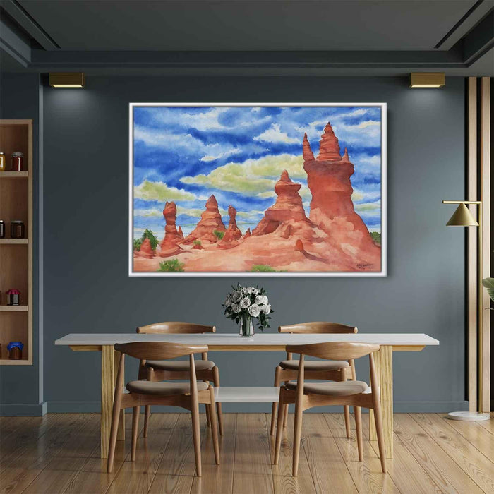 Watercolor Hoodoo formations #109 - Kanvah